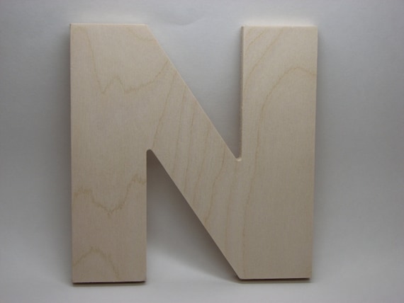Package of 1, 8 Inch X 1/4 Inch A Wood Letters In The Vine Font For Art &  Craft Project, Made in USA 