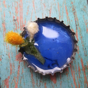 Fairy Garden Pond - Miniature Pond - Terrarium Pond - Bottlecap Pond