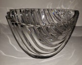 Beautiful heavy crystal bowl unsigned but most likely Baccarat