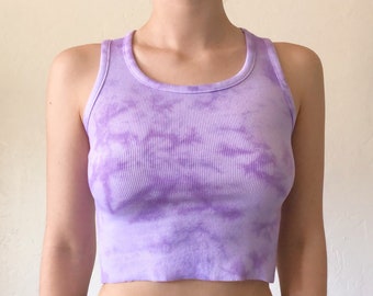 tie dye dri fit tank top
