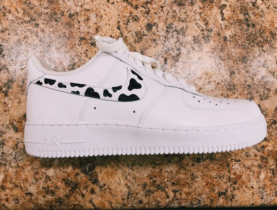 air force ones cow print