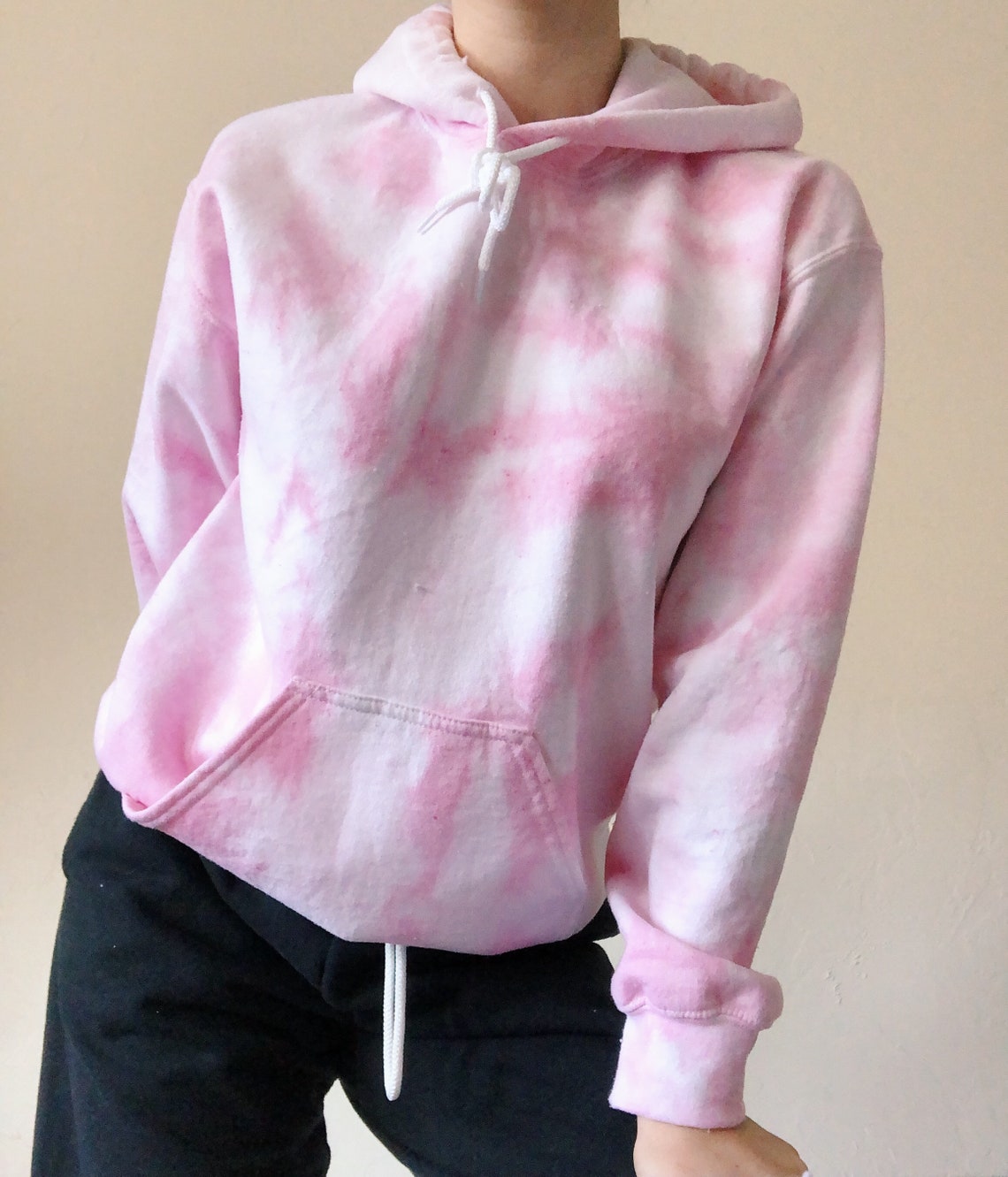 Cotton Candy Hoodie Pink Tie Dye Hoodie Matching Set Etsy