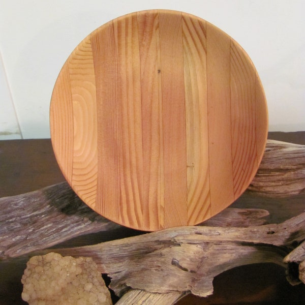 Natural Cedar Strip Turned Bowl