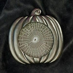 Preserved real Spiderweb, Gothic Home Decor, Antique Frame, Halloween, Victorian,  Oddity, Dark Academia, Pumpkin Frame, 114