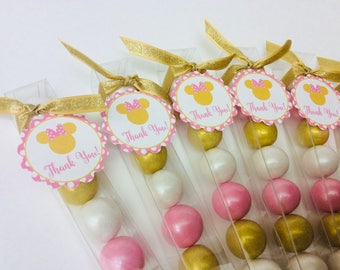 minnie mouse baby shower party favors