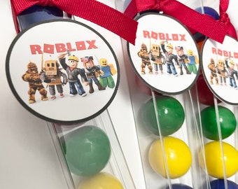 Roblox Assorted Characters and Skins Edible Cake Topper Image