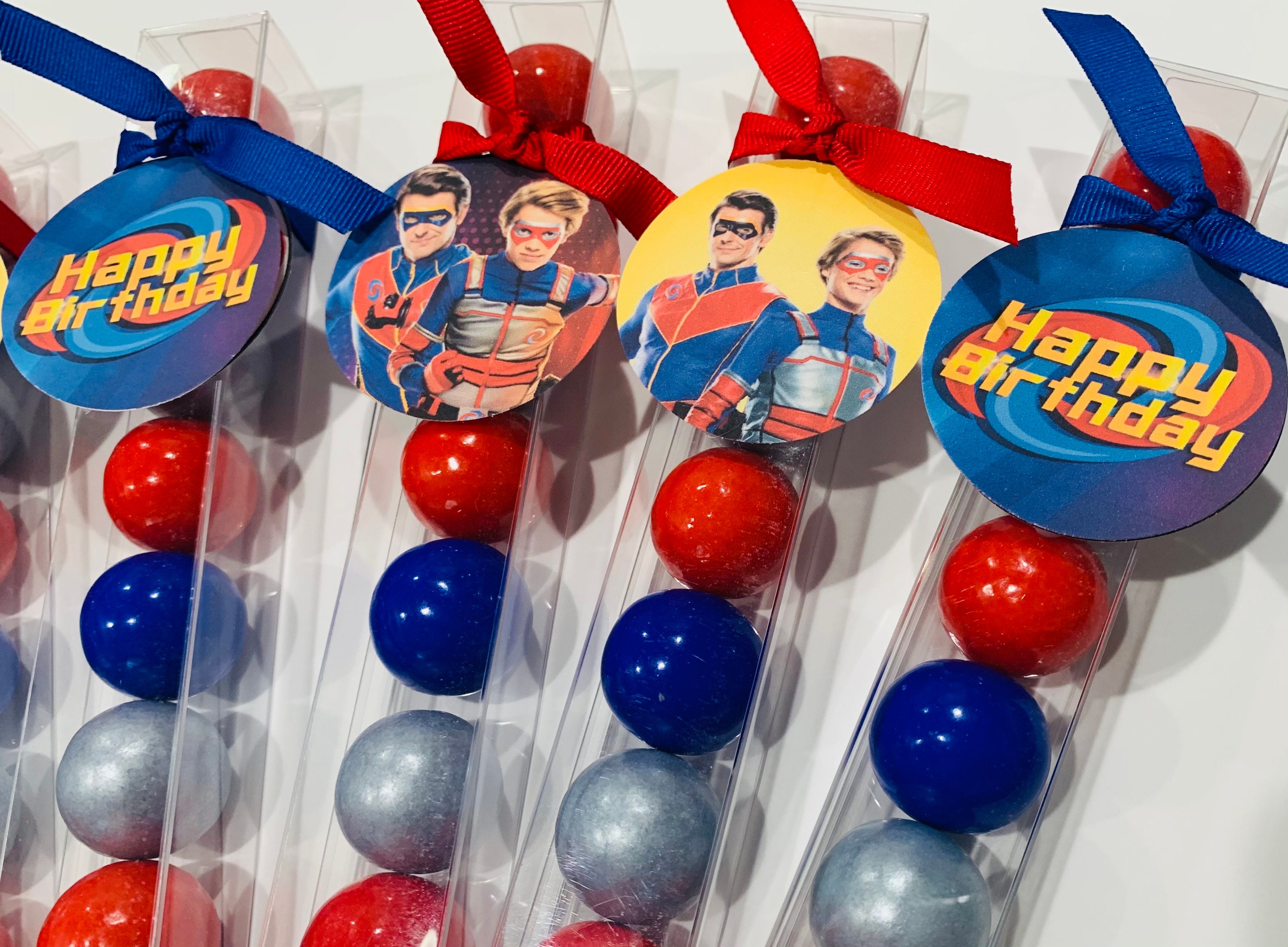 Henry Danger Birthday Party Favor Gumball Candy SET OF 6 | Etsy