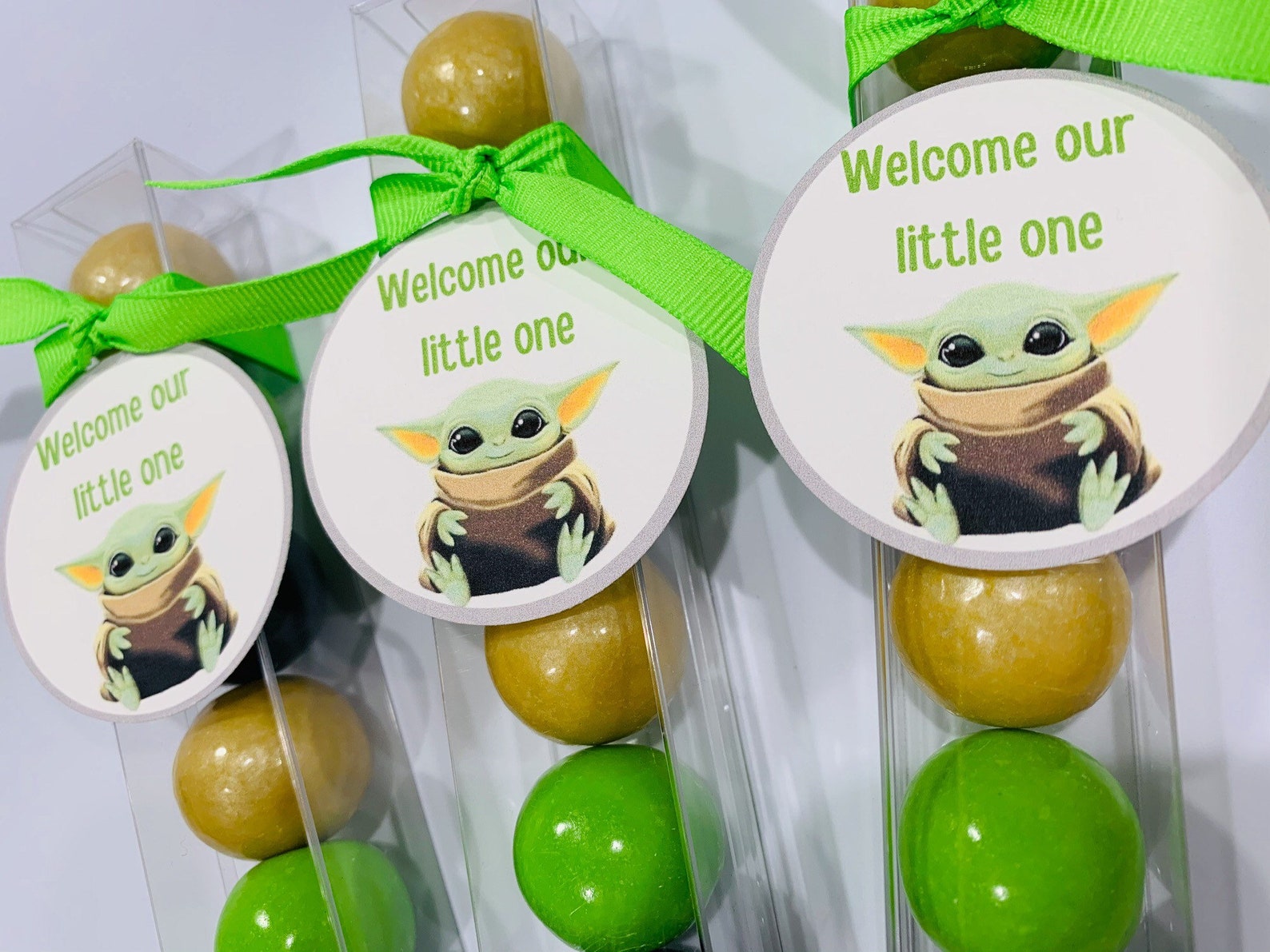 Baby Yoda Birthday Baby Shower Personalized Party Favor Etsy