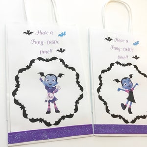 Vampirina birthday party favor bags, set of 6