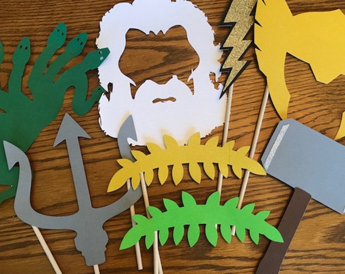 Greek Photo Booth Props Toga Party Props Mythology Photo Booth Greek ...