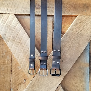 Crazy Horse Full Grain Water Buffalo Leather Belt