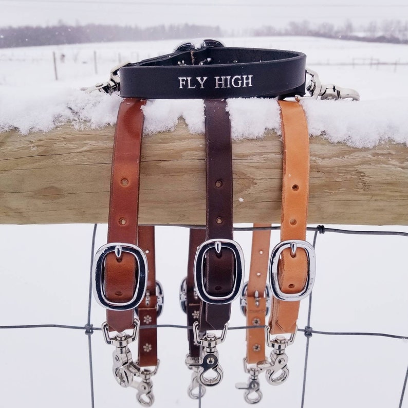 Custom Leather Wither Strap with Horses Name Hot Foiled Horse Etsy