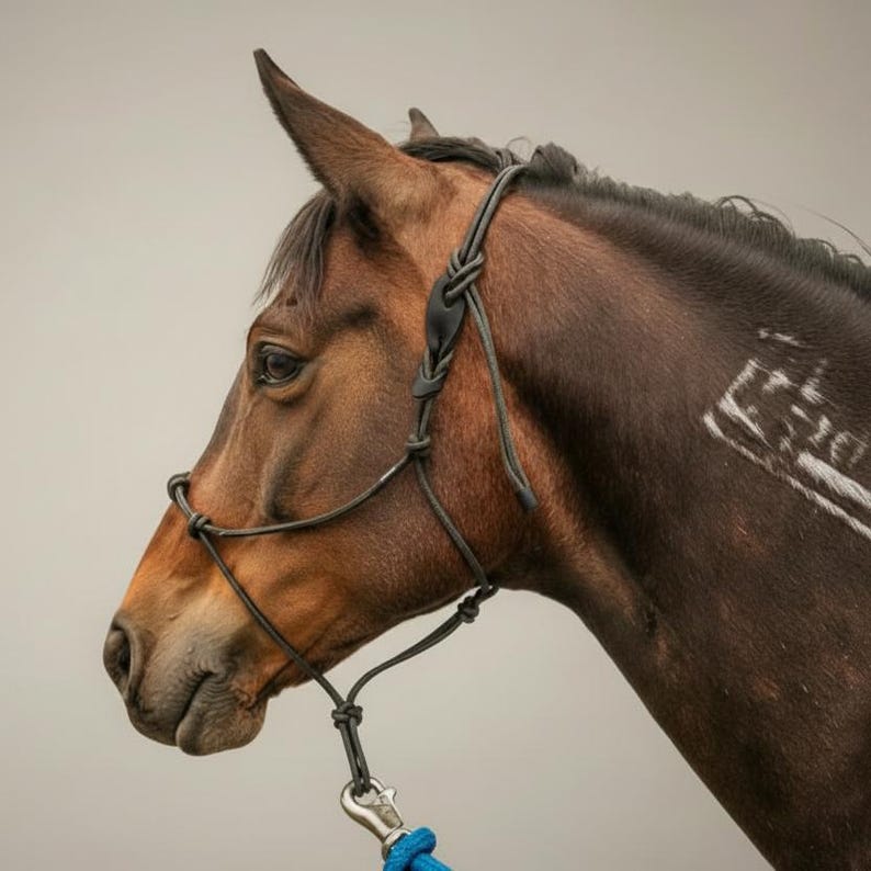 Leather Breakaway Tab for Horse Rope Halter: Add-On For Existing Horses Halters