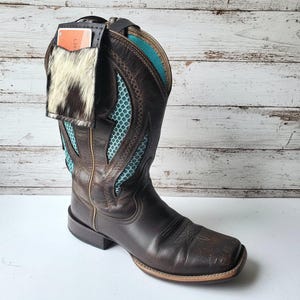 Leather Boot Wallet - Compact Leather Wallet - Slim Durable Wallet - Wallet For Horseback Riding - Wallet For Travelers - Hands-Free Wallet