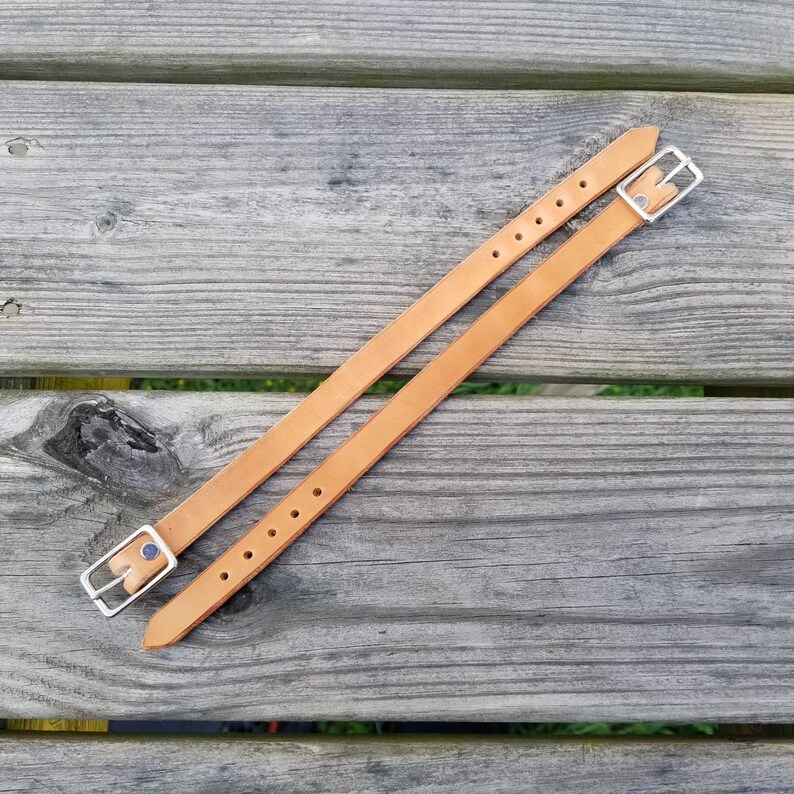 Pair of Stirrup Hobbles Western Leather Hobble Straps Etsy