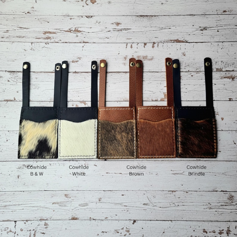 Leather Boot Wallet - Compact Leather Wallet - Slim Durable Wallet - Wallet For Horseback Riding - Wallet For Travelers - Hands-Free Wallet