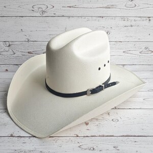Leather Hat Bands - Handcrafted Leather Hat Bands - Premium Leather Construction - Coordinating Buckle Set - Quality Craftsmanship