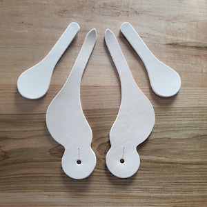 Pre Cut Veg Tan Leather Spur Strap Blanks, Horse Tack - Standard Adult Size