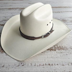 Leather Hat Bands - Handcrafted Leather Hat Bands - Premium Leather Construction - Coordinating Buckle Set - Quality Craftsmanship
