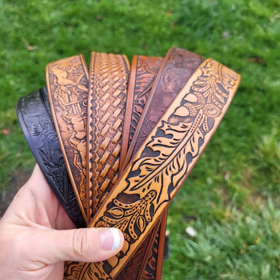 バッグ カービング レザー エンボス ハンドメイド アメリカウエスタン