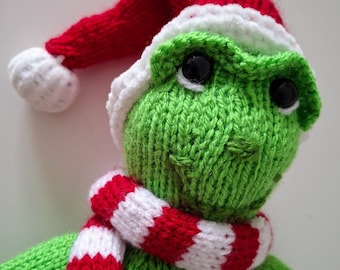 Grinch, Christmas Elf, PDF, Christmas Knitting, Christmas Gift