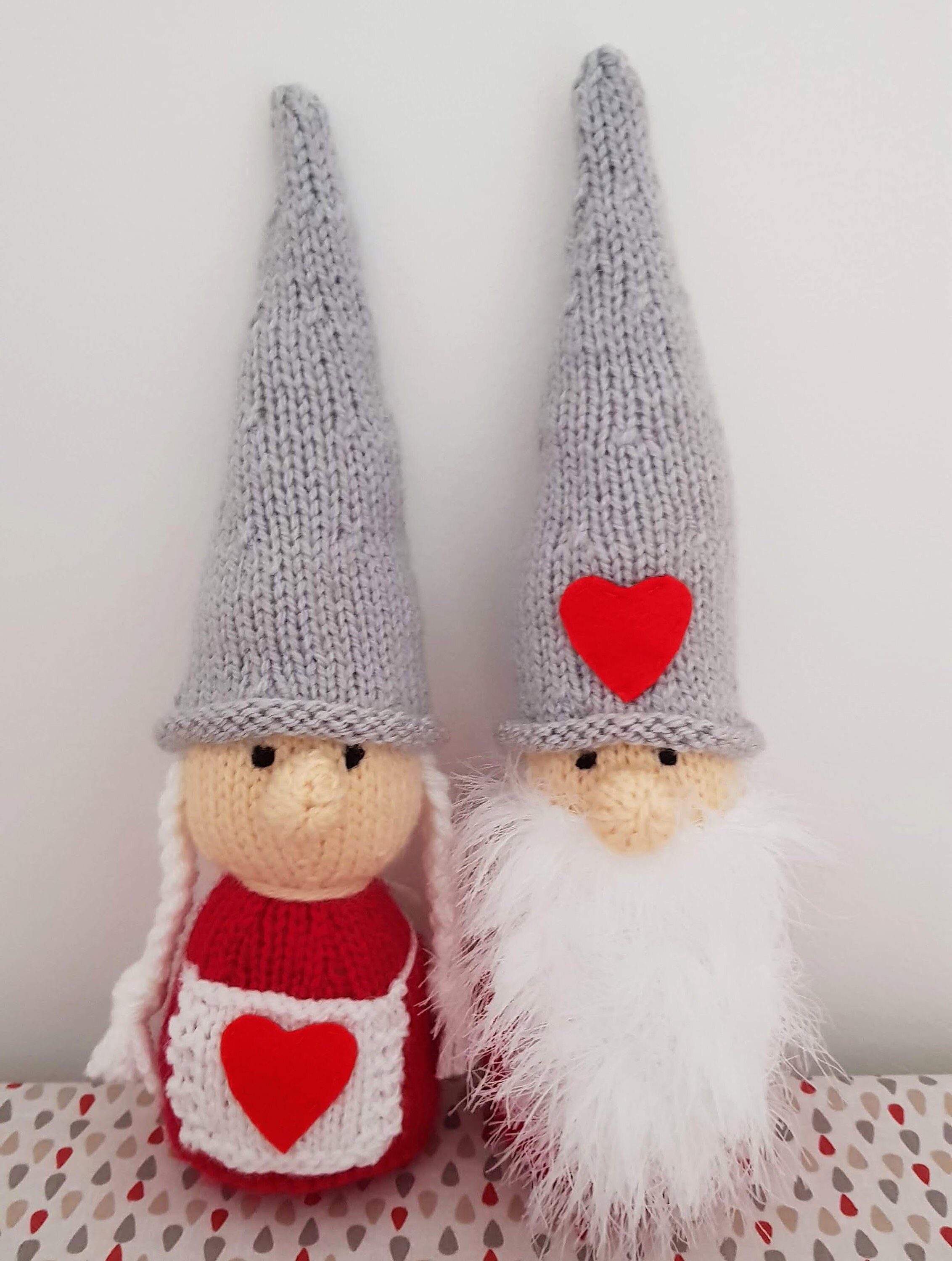 Gnome valentine gnome valentine knitted gnome red gnome  etsy Gnome valentine gnome valentine knitted gnome red gnome  etsy