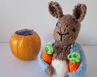 PDF Strickanleitung, Schoko Orange Cover Strickanleitung, Ostern, Osterhase, Osterei
