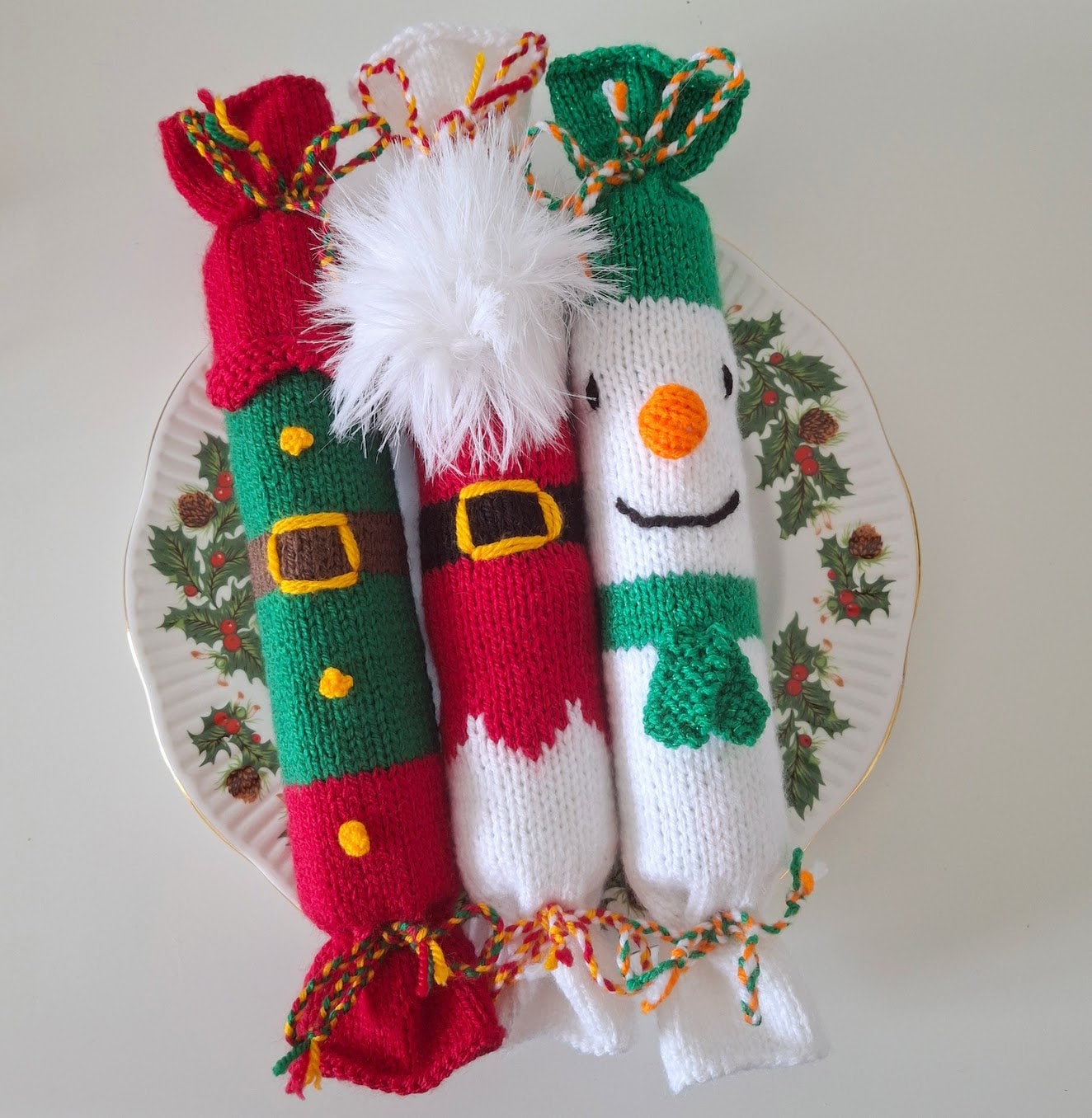 PDF Christmas Sweetie covers, Smartie, fruit pastilles covers, Christmas Eve Boxes, Charity Knits, Easy knits, Santa covers, Gifts to make