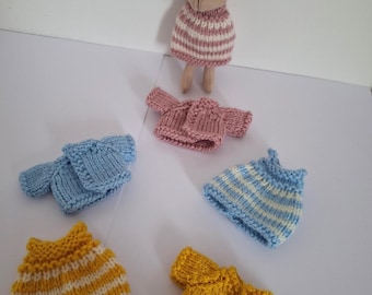 Maileg Big Sister Dress and Cardigan Knitting Pattern (PDF), Instant Download