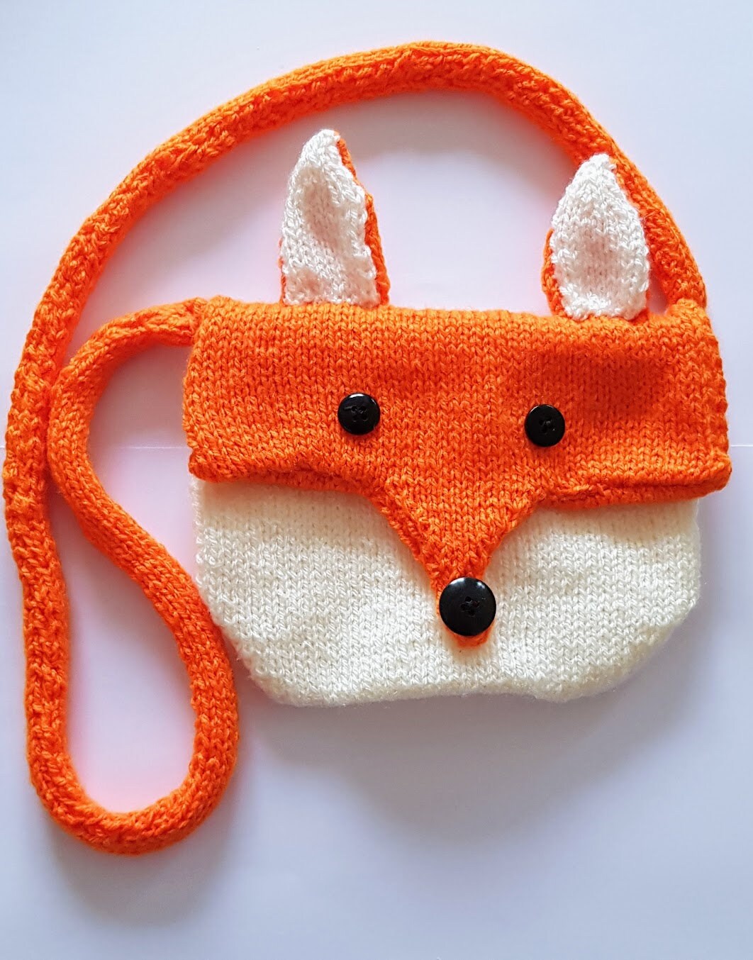 Knitting Pattern Fox Bag/ PDF Pattern/ Beginner Knitting Pattern ...