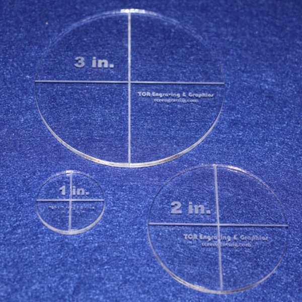 Quilting Circle Template Etsy