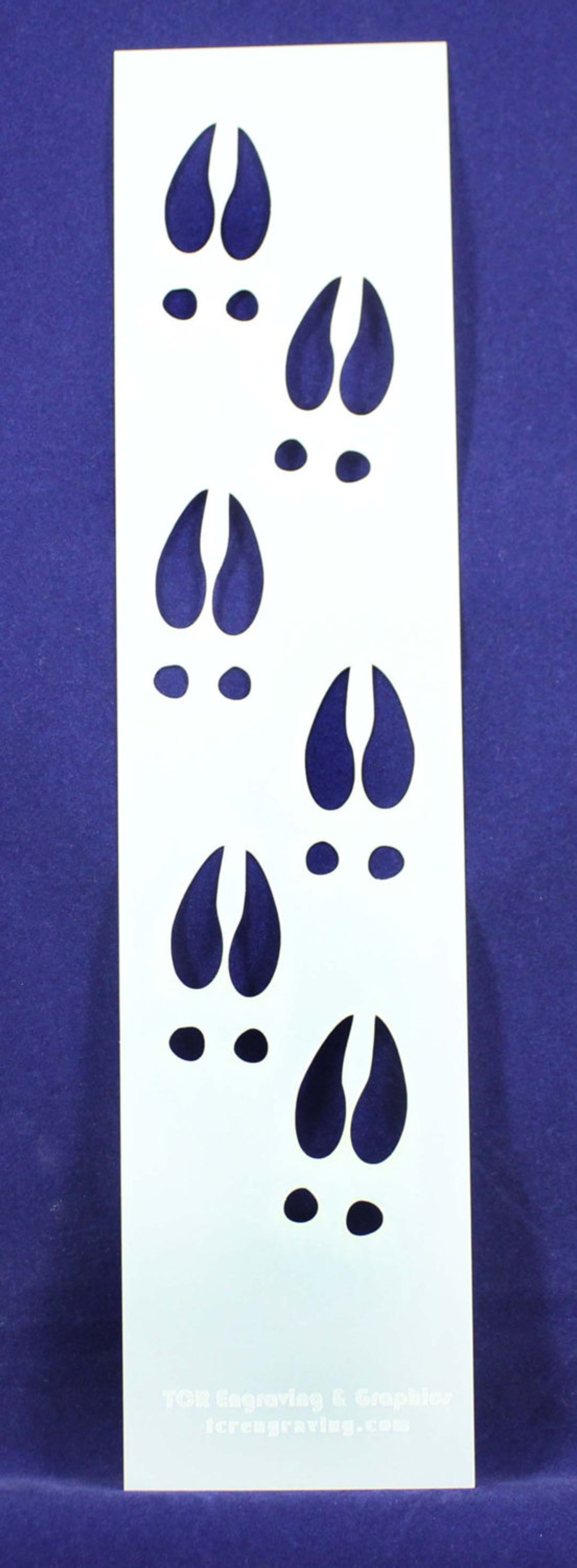 Deer Hoof Tracks 3 Pc Set Stencils 14 Mil Mylar Etsy deer-hoof-tracks-3-pc-set-stencils-14-mil-mylar-etsy