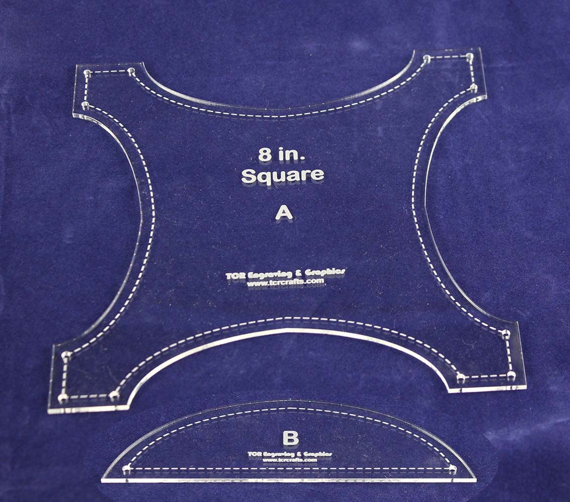 Robbing Peter to Pay Paul 2 Pc Quilting Template Setacrylic Etsy