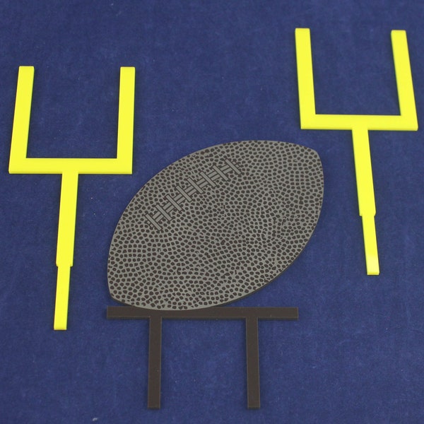 Football Goal Posts Cake Toppers Etsy