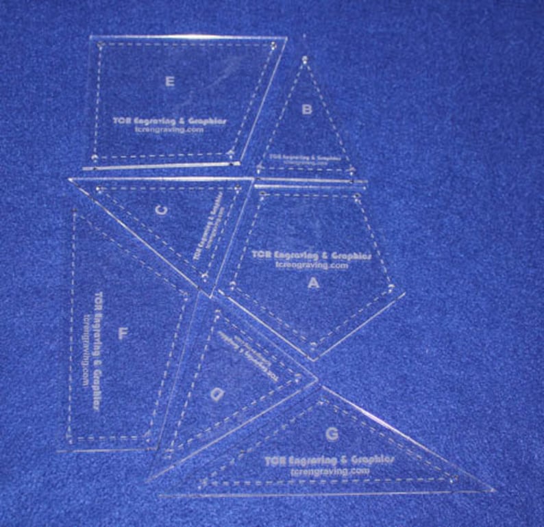 7 Piece Veterans Quilt Laser Cut Templates 1/8 - Etsy