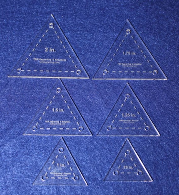 6 inch Equilateral Triangle Acrylic Template 6 inch Equilateral Triangle Acrylic Template