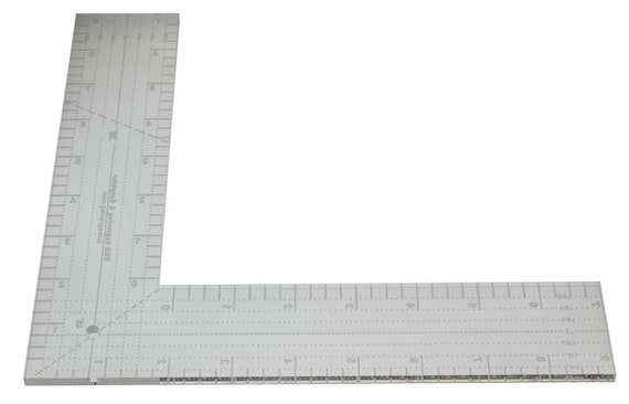 Sewing Ruler, Transparent Design Quilting Ruler Fine Workmanship Sturdy  Durable Reliable Practical For DIY Sewing For Home 