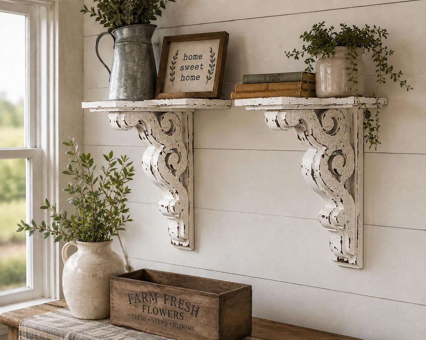 Oslo Corbels, Victorian Corbel, Farmhouse Corbel, Shelf Brackets