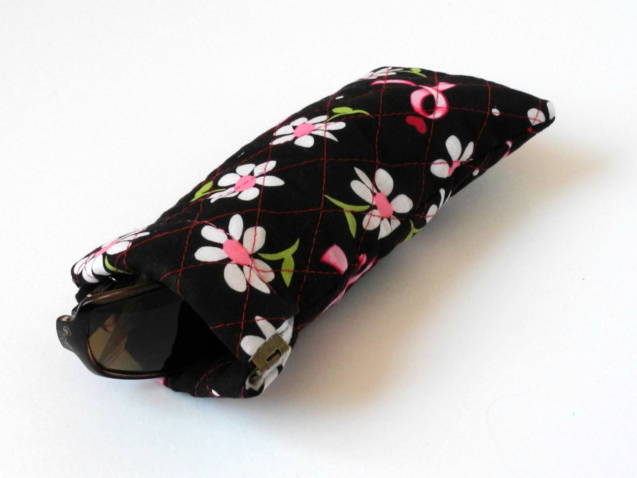 Cute Glasses Case Glasses Case Fabric Glasses Pouch Padded Etsy