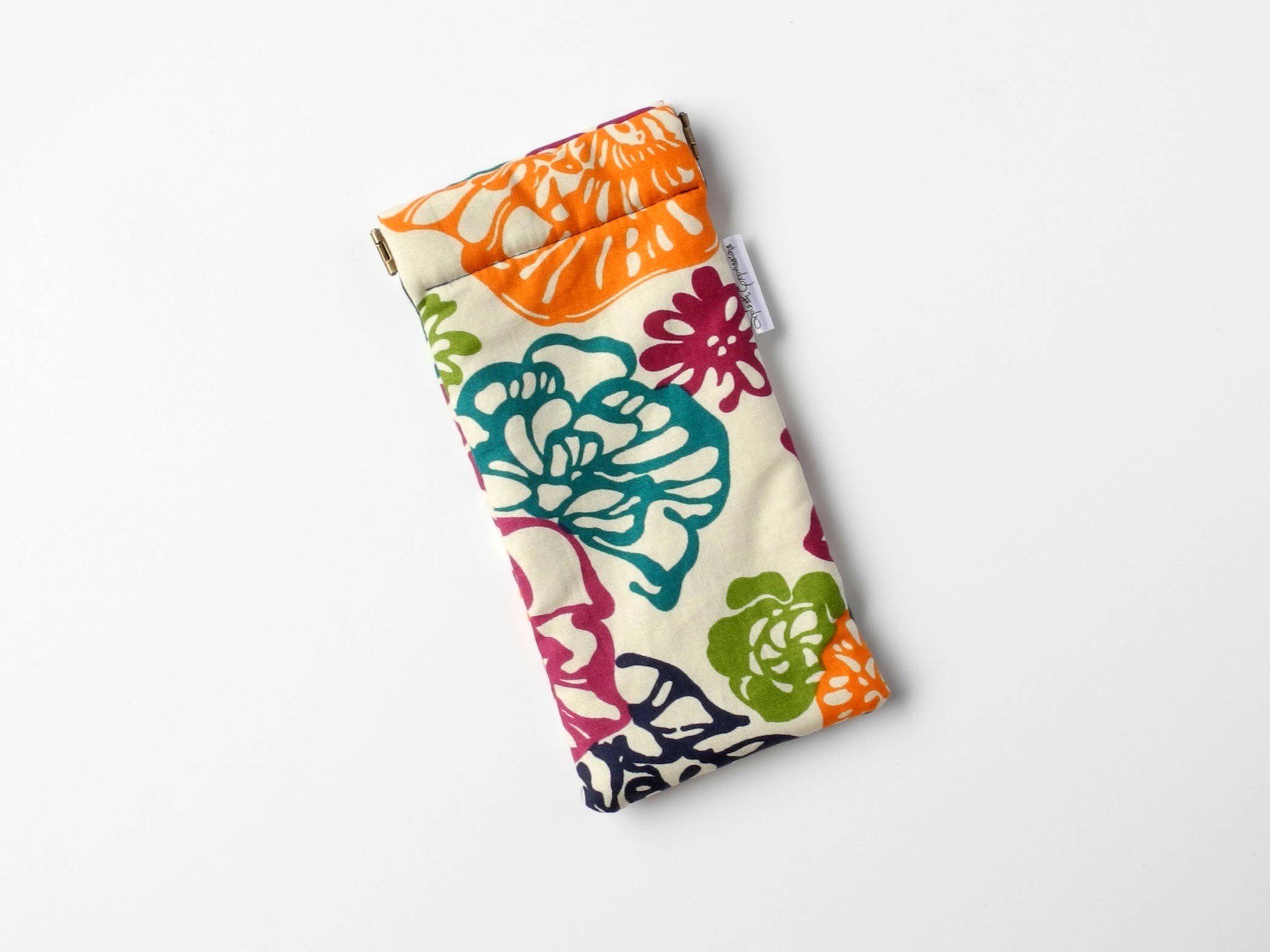 Fabric Eyeglass Case Eyeglasses Sleeve Glasses Case Snap Etsy