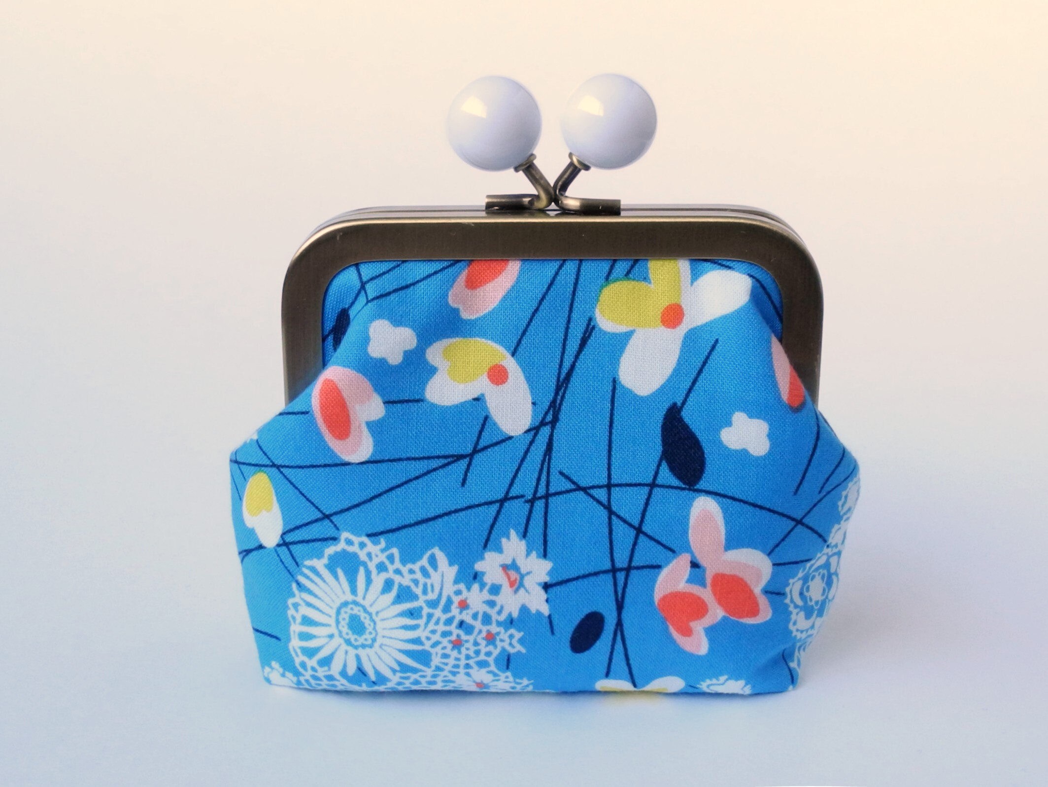 Change Pouch Clasp Coin Purse Coin Purse Large Coin Purse Etsy