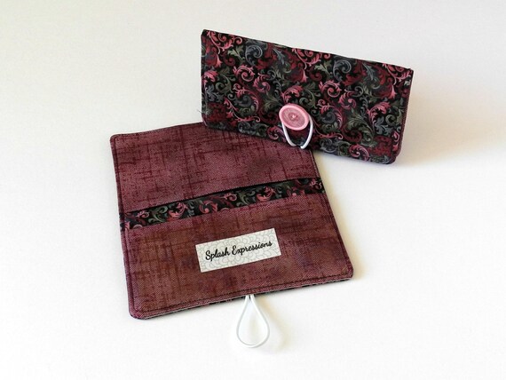 Hawaiian Masks Vinyl Checkbook Cover Personalized