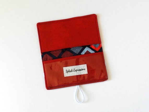 Fabric Cover Checkbook Holder Checkbook Cover Pink Blue Checkbook Wallet Cute Check Book Extra Pocket Duplicate Copy Cash Envelope