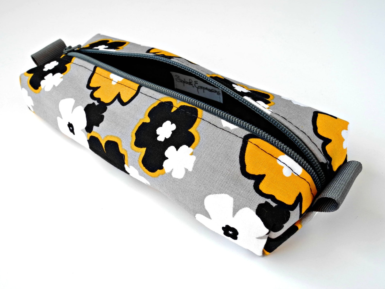 Fabric Pencil Case Box Pencil Bag Pencil Pouch Box Zipper Etsy
