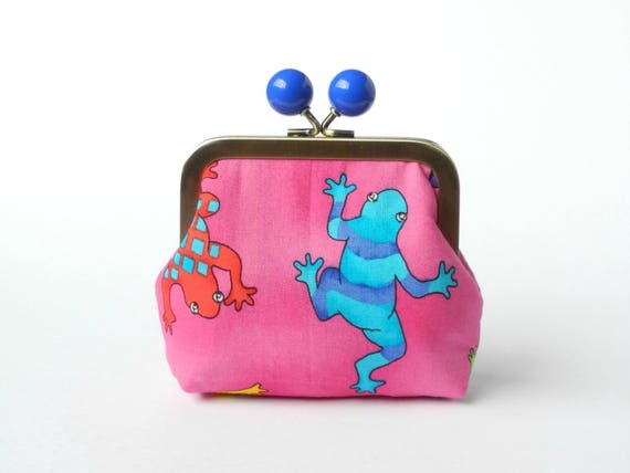 Glasses Case Cartoon Frog Expression Travel Soft Sunglasses Pencil Bag Protective Holder