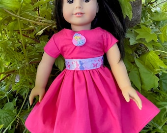Vestido de muñeca de princesa Disney de 18 pulgadas