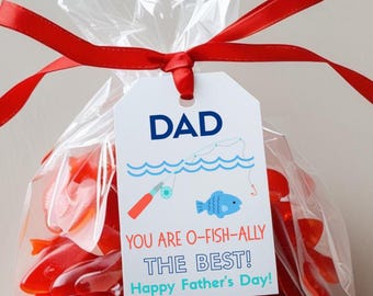 Father's Day Gift Tags Fishing, Fishing Gift Tag for Father's Day, Printable Fishing Gift Tag, Gift Tag for Dad, Grandfather, Husband