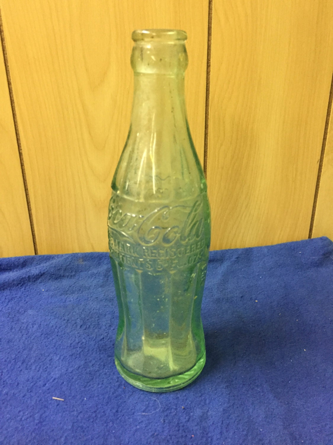Vintage Glass Coca Cola Bottle Etsy
