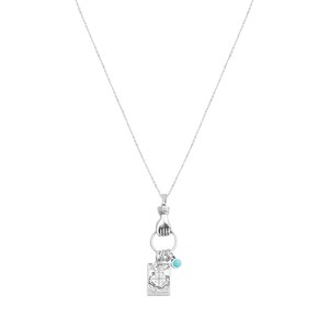 Collier tarot-carte de tarot-pendentif ethnique-collier astrologie-cadeau de Noël-cadeau pour elle-collier en argent-collier unisexe-pendentif tarot
