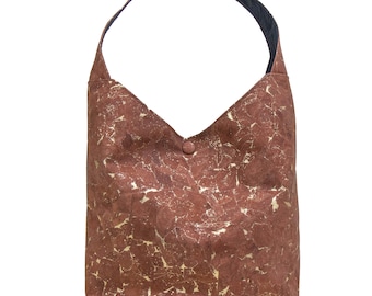 Sustainable Bag-Hobo Bag-Slouchy Bag-Cork Handbag-Vegan Leather-Cork Shoulder Bag-Large Tote-Cork Tote Bag-Womens Shoulder Bag-Cork Bag